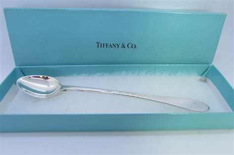 tiffany silver spoon for baby gift
